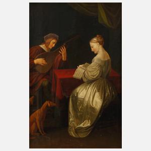 Prof. Moritz Retzsch, attr., Musizierendes Paar