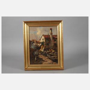 Adolf Thamm, attr., "Alte Werft in Venedig"