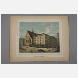 Ansicht der Paulinerkirche zu Leipzig