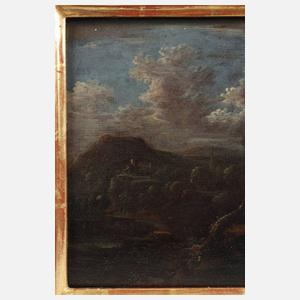 Treffen in nächtlicher Sommerlandschaft