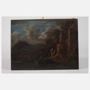 Treffen in nächtlicher Sommerlandschaft