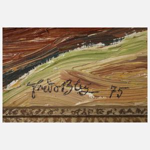 Fredo Bley, Frühlingshafte Vogtlandlandschaft