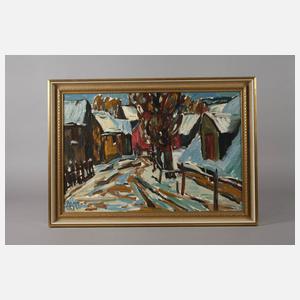 Fredo Bley, "Dorfstraße"