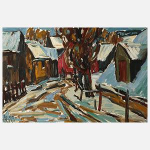 Fredo Bley, "Dorfstraße"