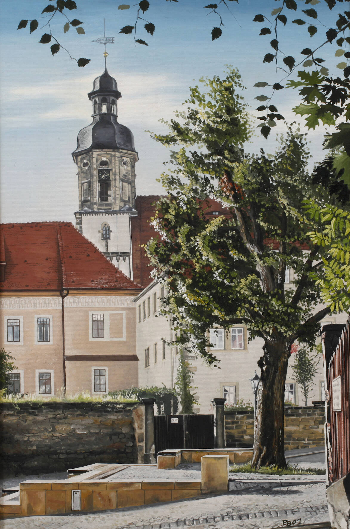 Eckhart Böhm, Schloss und Kirche Dippoldiswalde