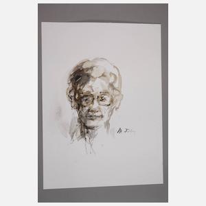 Manfred Feiler, Konvolut Portraitzeichnungen