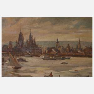 Helene Gottschling, attr., Ansicht Mainz