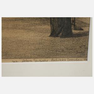 Adam Gutjahr, Dresden vor der Zerstörung 1945