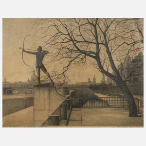 Adam Gutjahr, Dresden vor der Zerstörung 1945