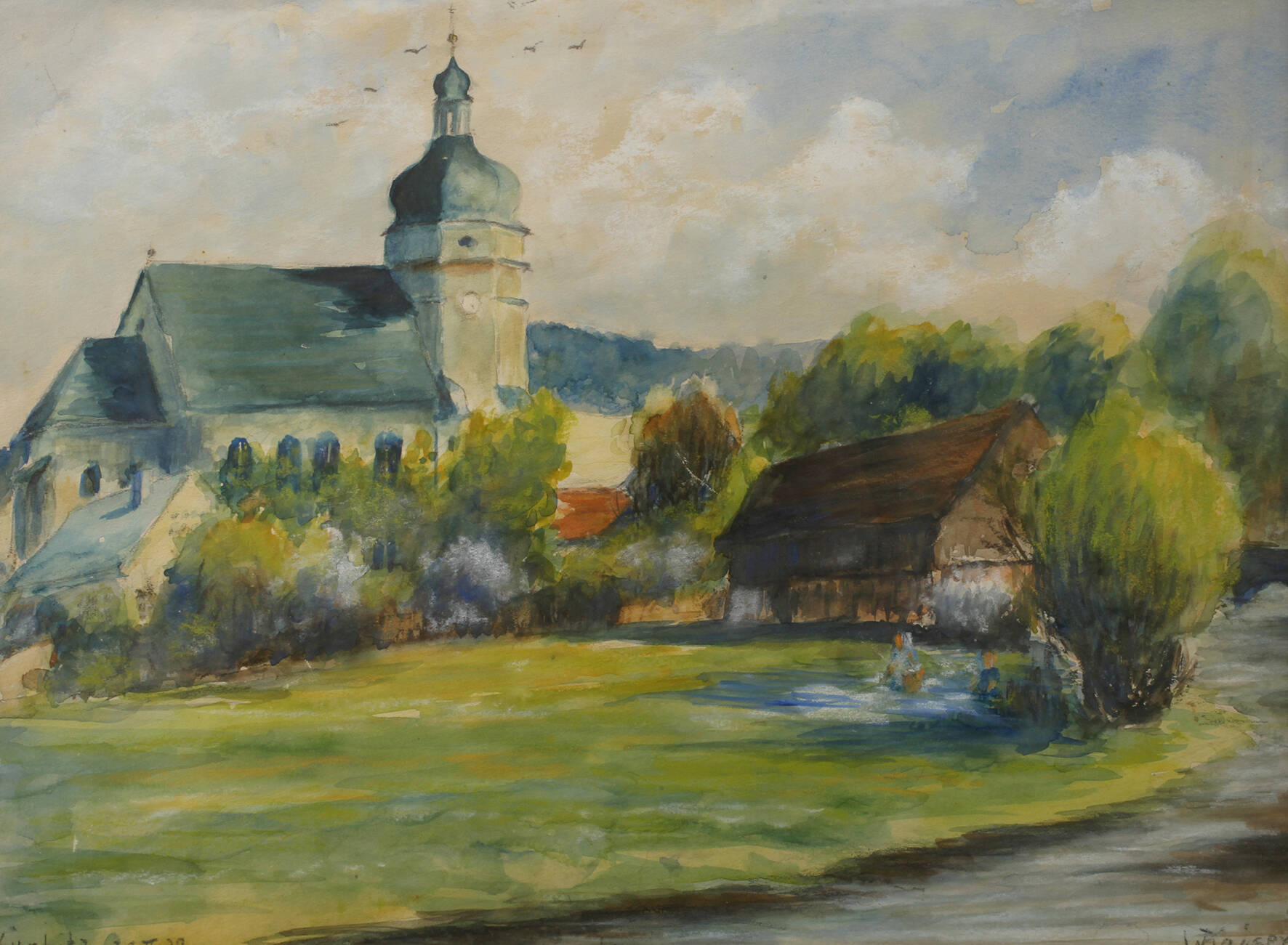 W. Kaiser, Ansicht von Kürbitz