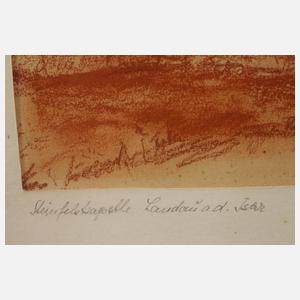 Käthe Mickwausch, "Steinfelskapelle bei Landau"