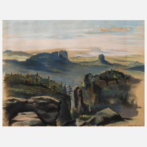 Käthe Mickwausch, Im Elbsandsteingebirge