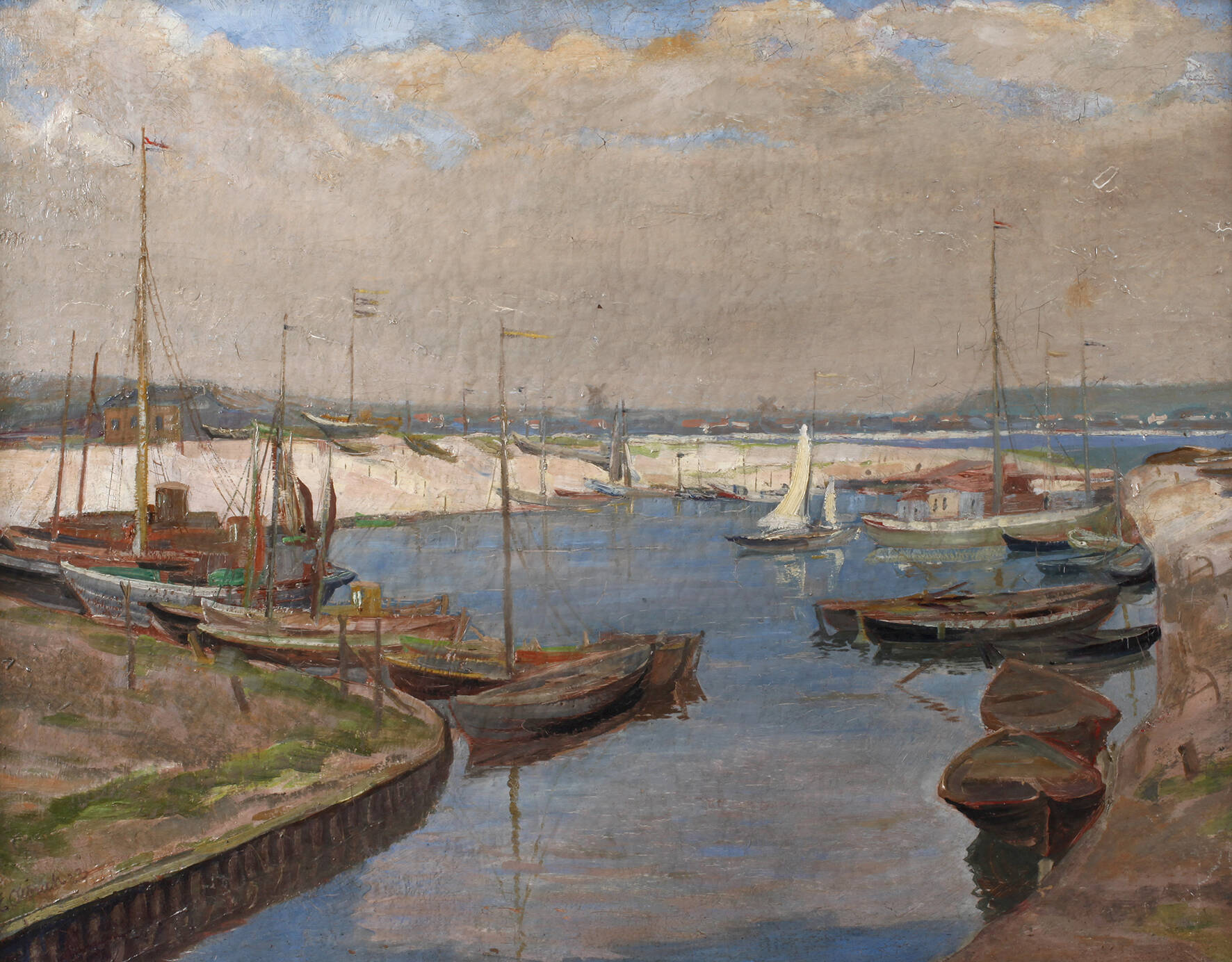 Ernst Olbrich, Am Hafen