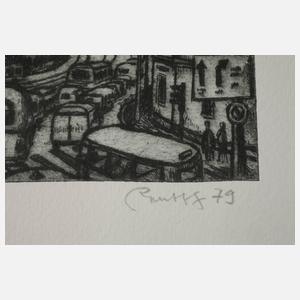 Lothar Rentsch, "In der Altstadt von Krakow"