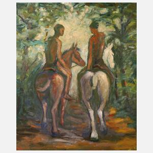 Otto Rudolf Schmidt, "Reiter aus Moritzburg"