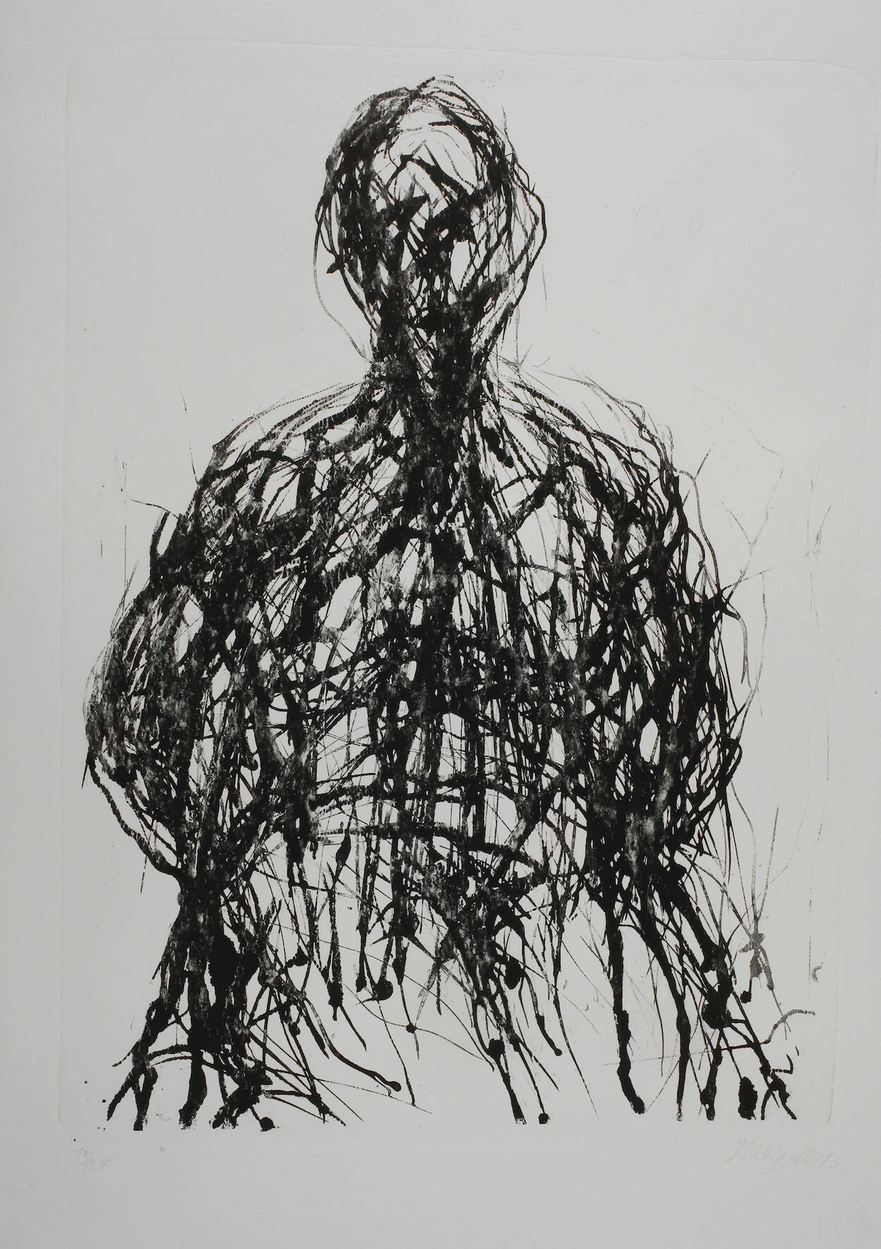 Prof. Max Uhlig, "Sitzendes Mädchen"