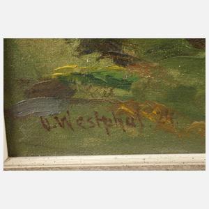 Otto Westphal, "Fichte auf Felsen"