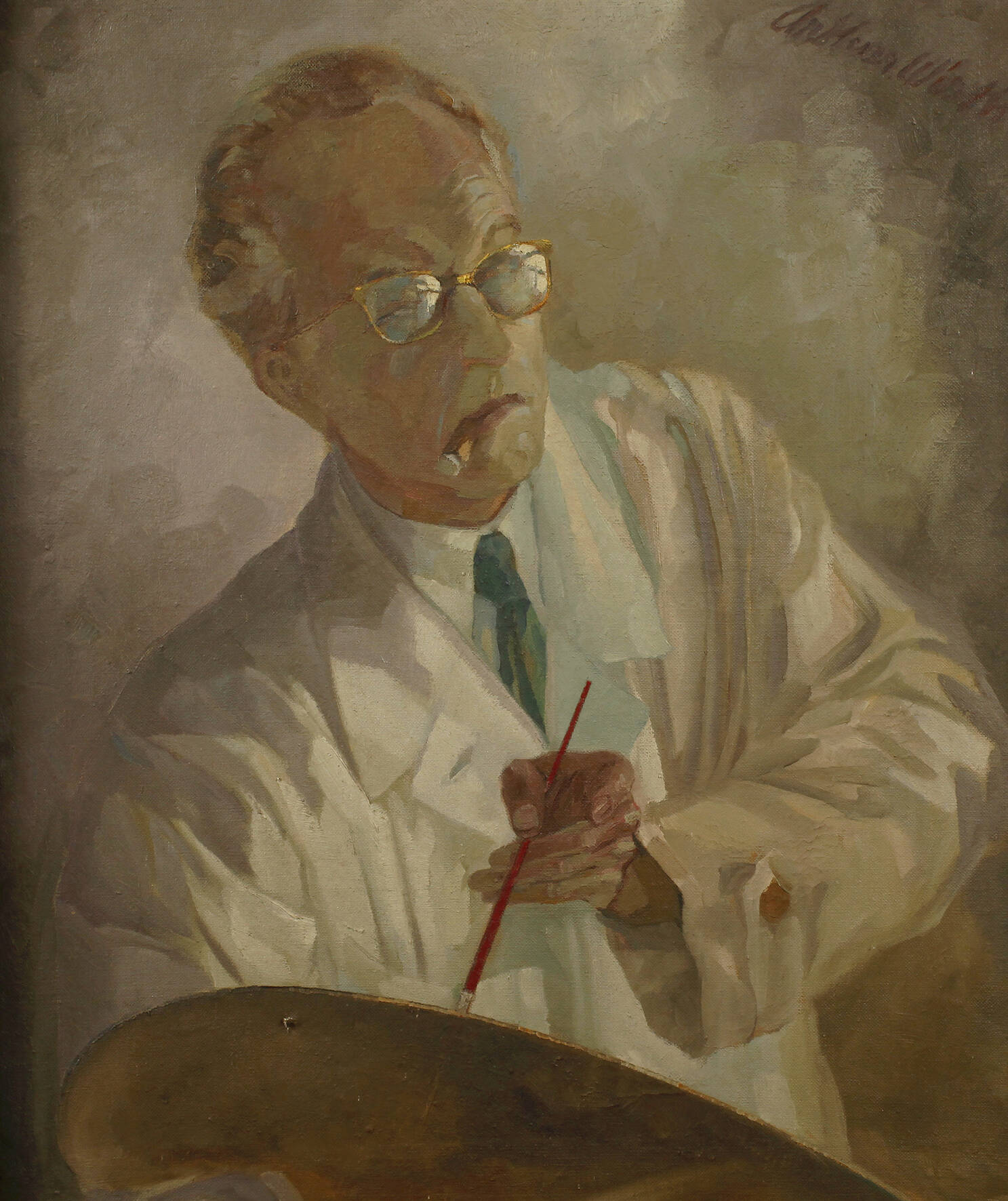 Arthur Wirth, "Selbstbildnis"