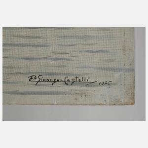 Prof. Ernst Oskar Simonson-Castelli, Am Kanal