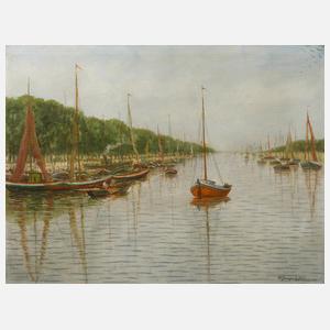 Prof. Ernst Oskar Simonson-Castelli, Am Kanal