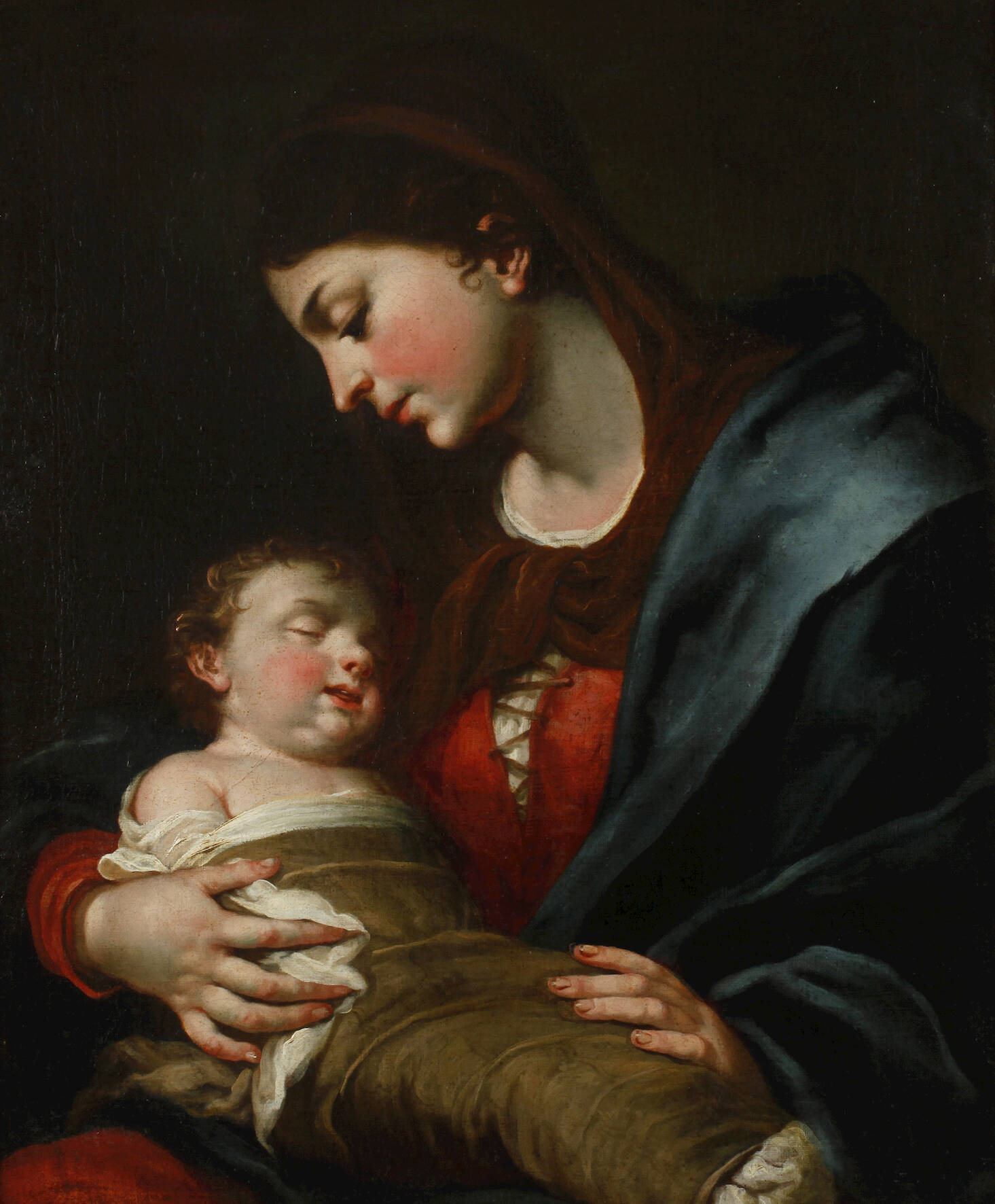 Mutter mit Kind, Barock