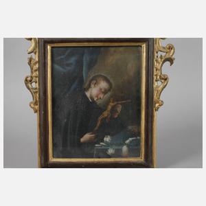 Zwei barocke Andachtsbilder als Gegenstücke