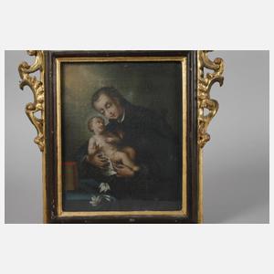 Zwei barocke Andachtsbilder als Gegenstücke