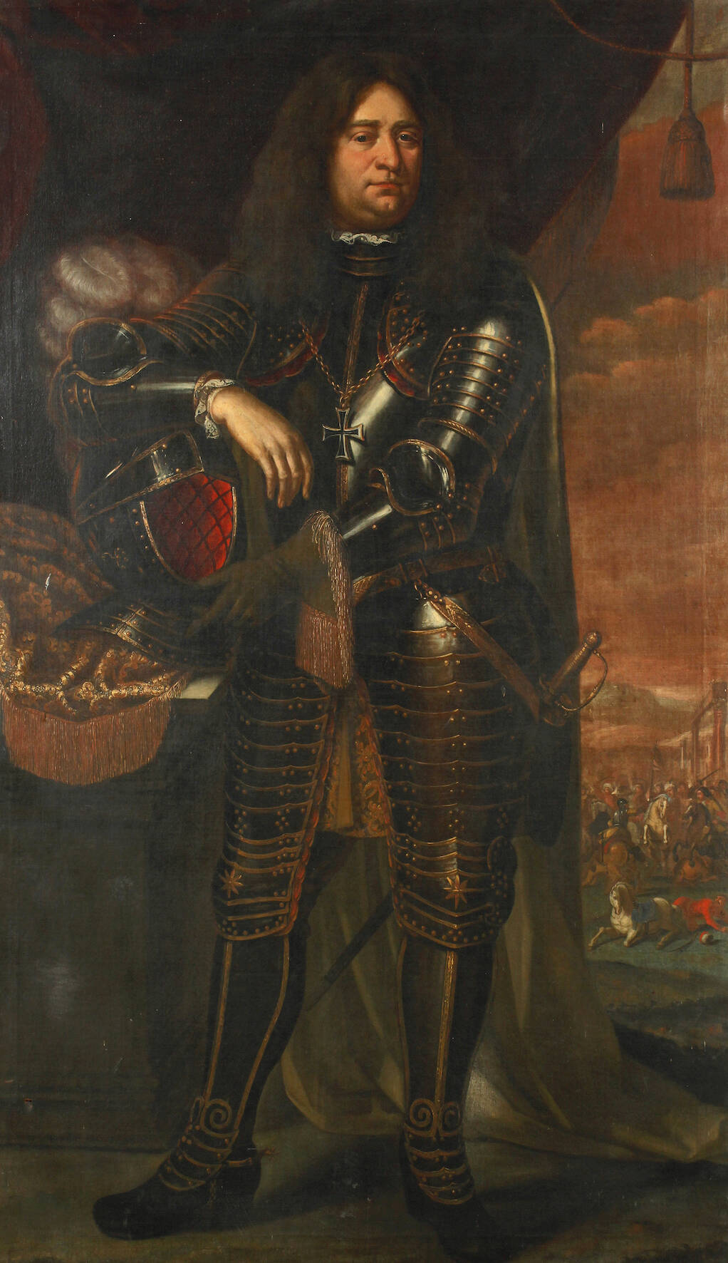 Ritterbildnis eines Adligen, Barock