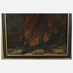 Ungewöhnliches Portrait eines Adligen, Barock
