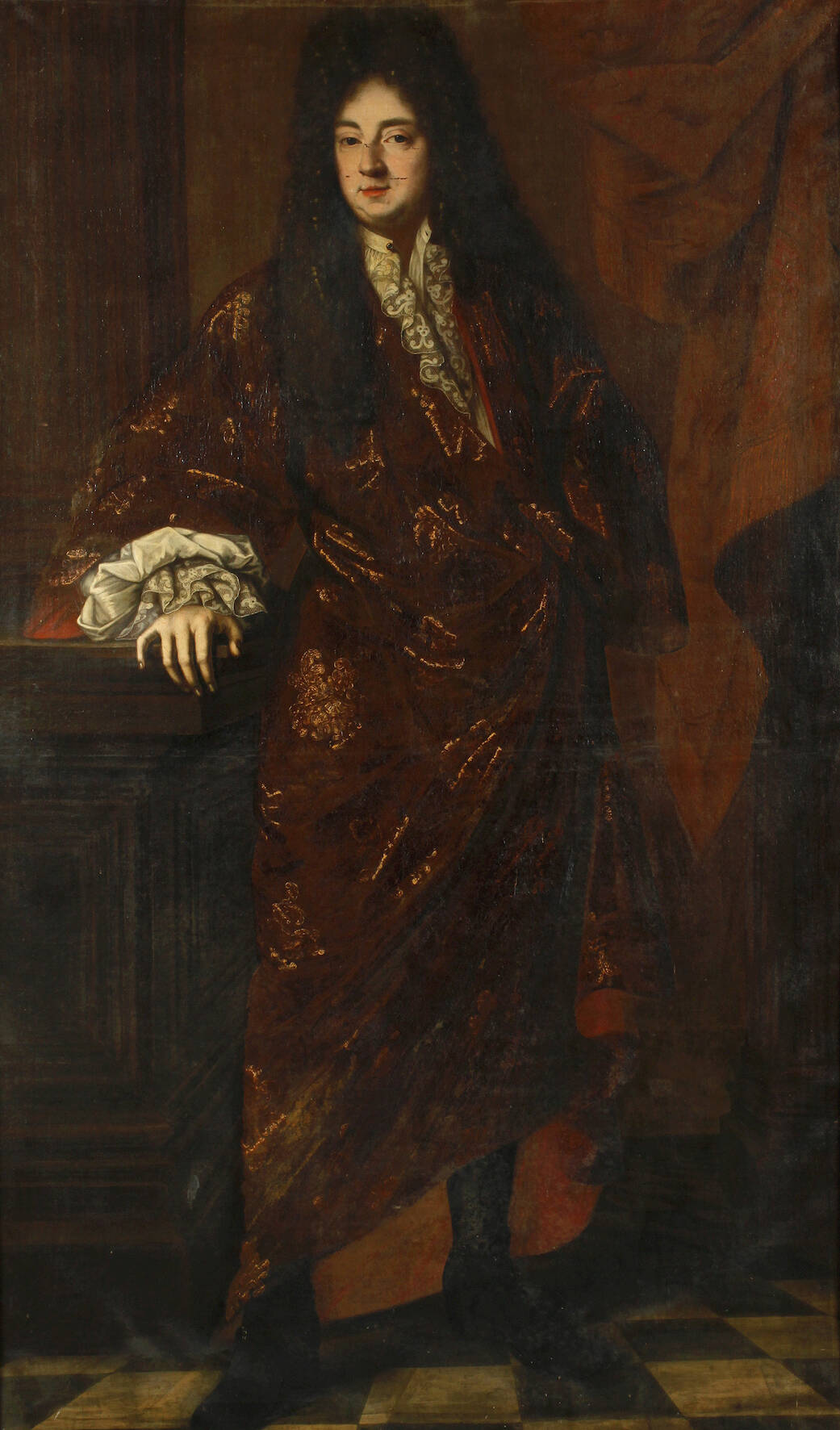 Ungewöhnliches Portrait eines Adligen, Barock