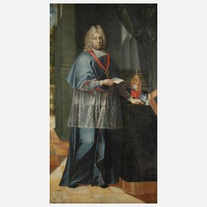 Portrait eines Bischofs, Barock