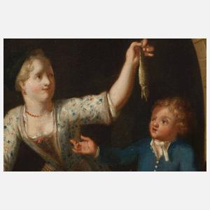 Die Fischverkäuferin