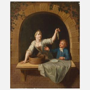 Die Fischverkäuferin