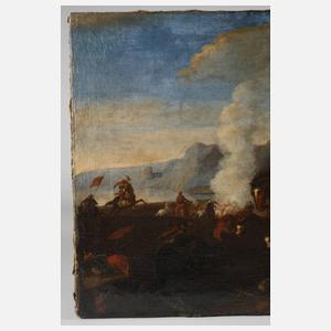 Barocke Schlachtenszene der Osmanenkriege