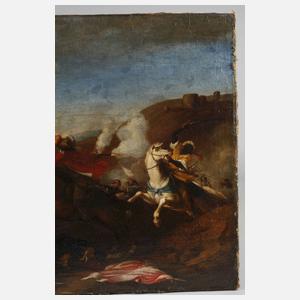 Barocke Schlachtenszene der Osmanenkriege