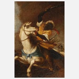 Barocke Schlachtenszene der Osmanenkriege