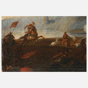 Barocke Schlachtenszene der Osmanenkriege