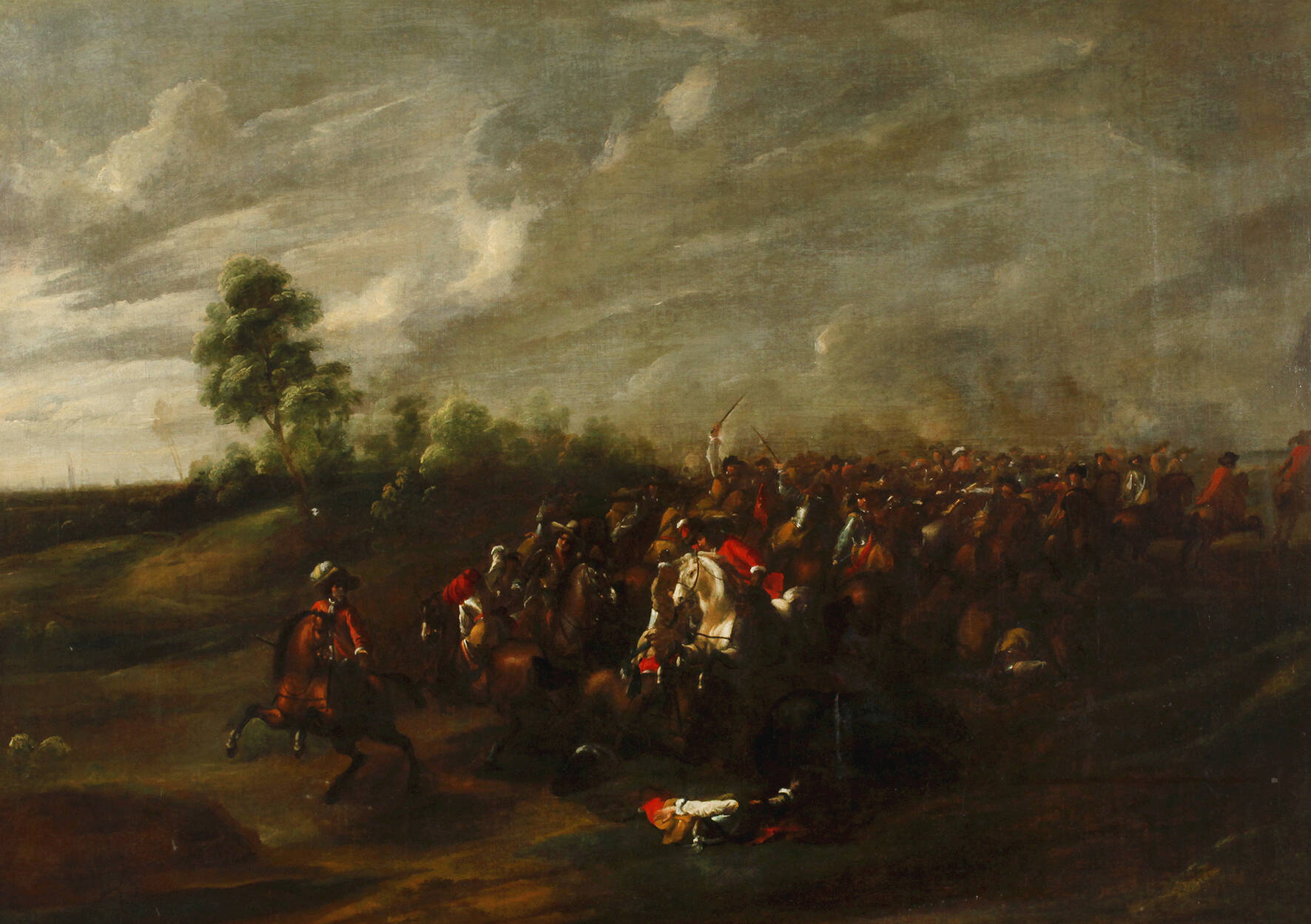 Schlachtenszene, Barock