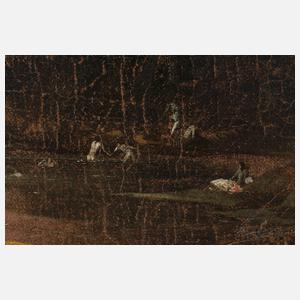 Abendliche Flusslandschaft