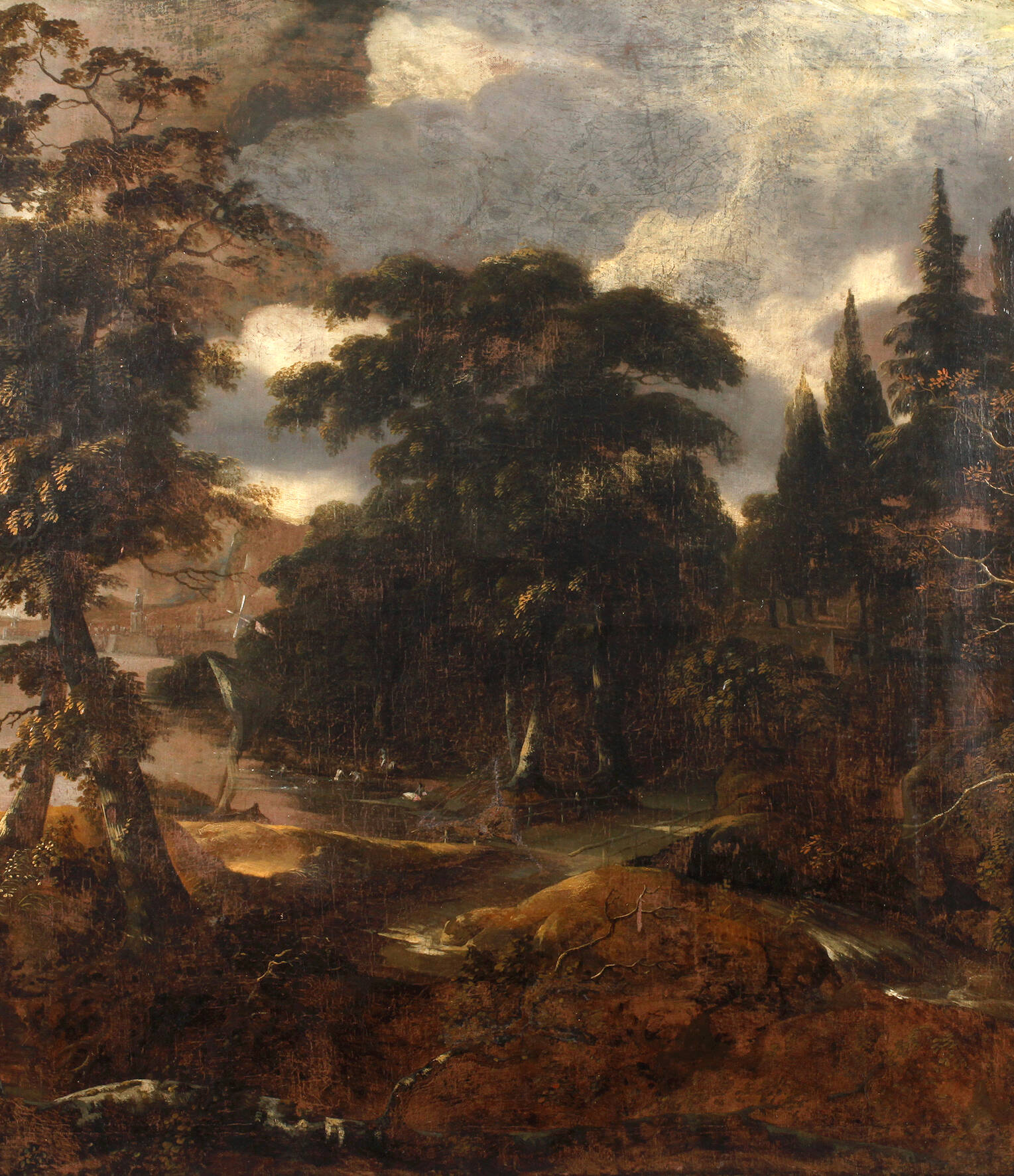 Abendliche Flusslandschaft