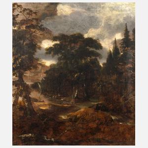 Abendliche Flusslandschaft