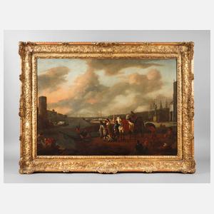 Gesellschaft im Hafen