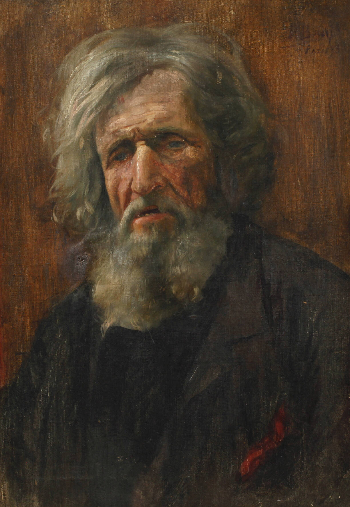 P. Bach, Portrait eines älteren Mannes