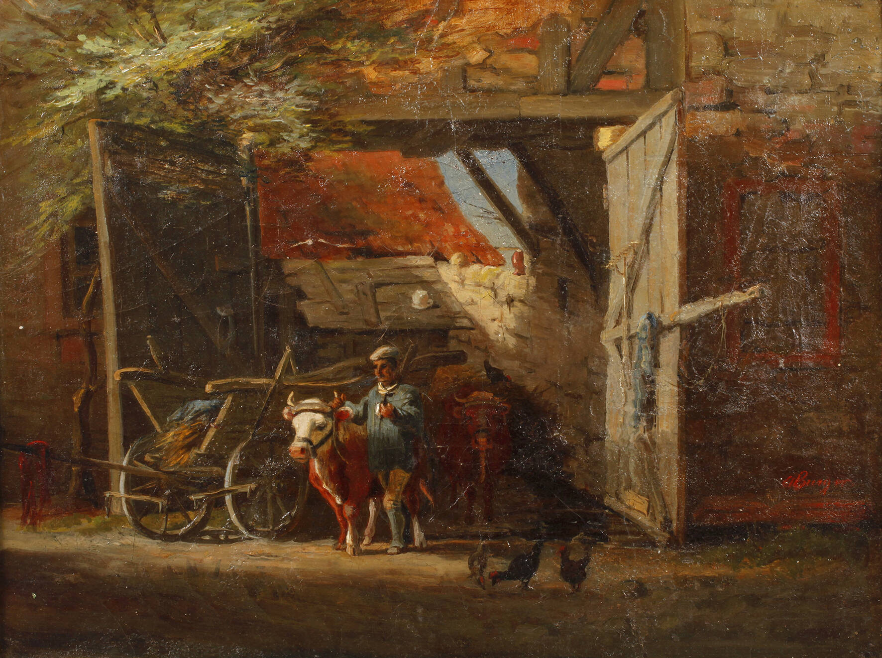 A. Burger, Auf dem Bauernhof