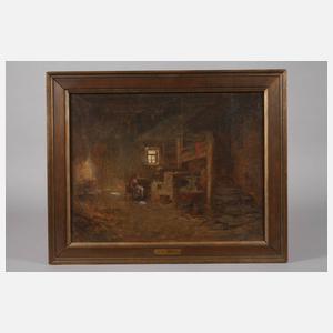 Prof. Anton Burger, Bäuerliches Interieur