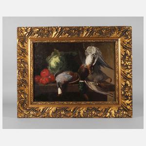 Jacques Delanoy, Küchenstillleben mit Wild