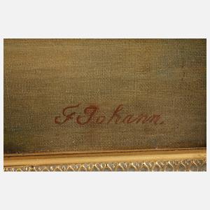 F. Johann, Herbstlandschaft mit Schloss