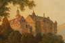 F. Johann, Herbstlandschaft mit Schloss