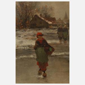 Johann Jungblut, Winterlandschaft