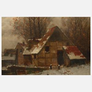 Johann Jungblut, Winterlandschaft